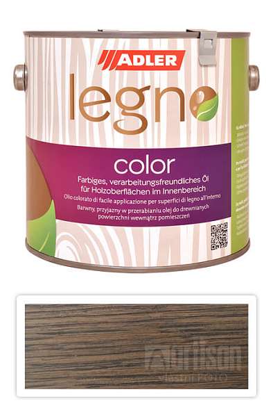 ADLER Legno Color - zbarvující olej pro ošetření dřevin 2.5 l SK 23