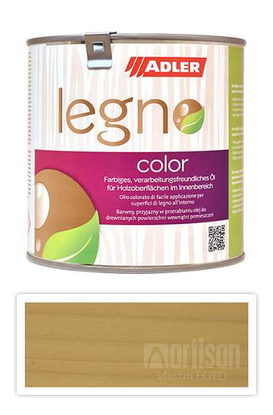 ADLER Legno Color - zbarvující olej pro ošetření dřevin 0.75 l Flou ST 14/5