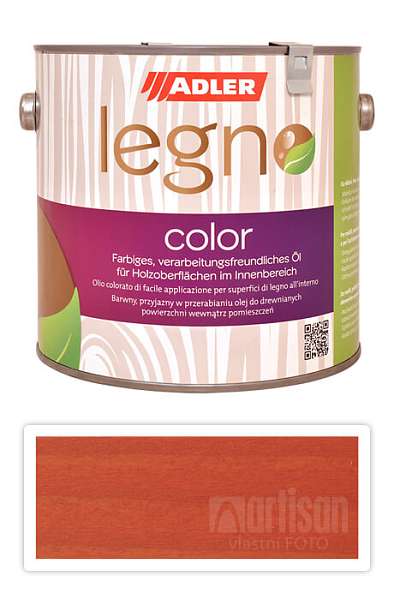 ADLER Legno Color - zbarvující olej pro ošetření dřevin 2.5 l Troja ST 12/3