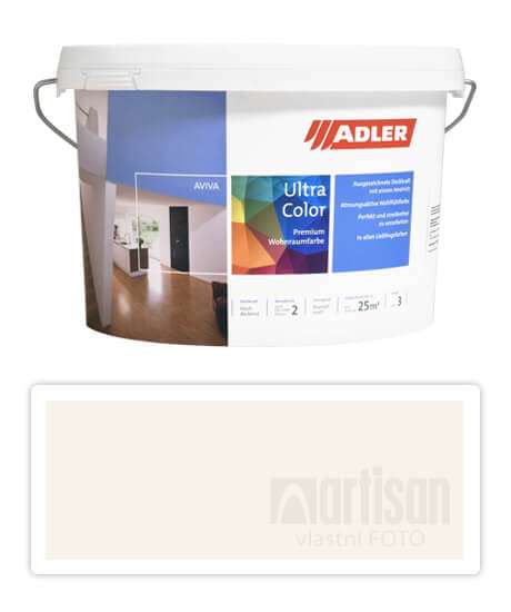 Adler Aviva Ultra Color - malířská barva na stěny v interiéru 3 l Schneerose AS 01/3 