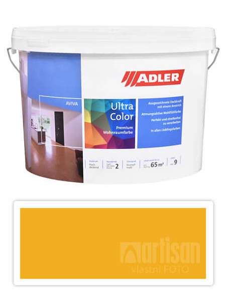 Adler Aviva Ultra Color - malířská barva na stěny v interiéru 9 l Goldrute AS 07/5
