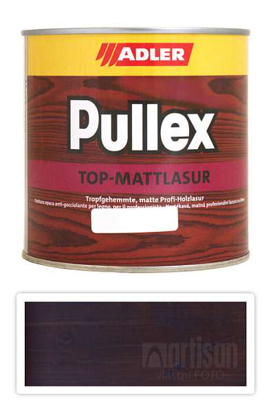 ADLER Pullex Top Mattlasur - tenkovrstvá matná lazura pro exteriéry 0.75 l Afzelia