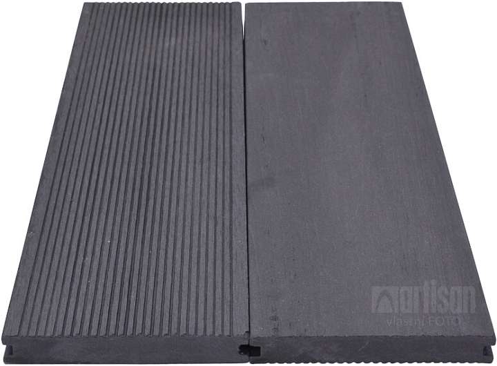 WPC dřevoplastová terasová prkna LamboDeck 20x140x2900, Dark Grey