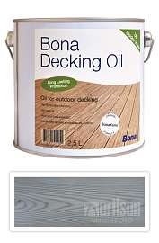 BONA Decking Oil -  olej pro impregnaci a ochranu dřeva v exteriéru 2.5 l Šedý