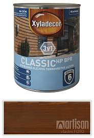 XYLADECOR Classic HP BPR 3v1 - ochranná olejová tenkovrstvá lazura na dřevo 0.75 l Kaštan