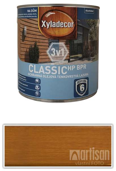 XYLADECOR Classic HP BPR 3v1 - ochranná olejová tenkovrstvá lazura na dřevo 2.5 l Pinie