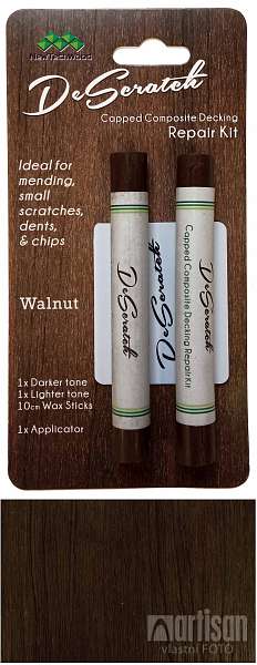 WPC Opravné tužky k dřevoplastovým prknům Dřevoplus PROFI - Walnut