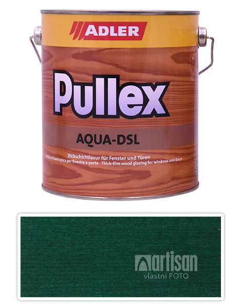 ADLER Pullex Aqua DSL - vodou ředitelná lazura na dřevo 2.5 l Cocodrilo ST 07/5
