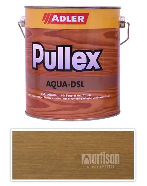 ADLER Pullex Aqua DSL - vodou ředitelná lazura na dřevo 2.5 l Kopfnuss LW 04/3