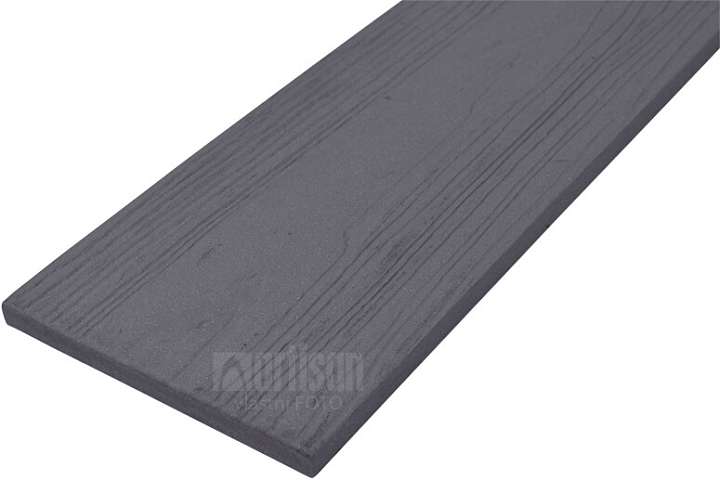 WPC dřevoplastové plotovky rovné LamboDeck 12x150x1500 -  Stone Grey