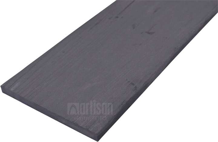 WPC dřevoplastové plotovky rovné LamboDeck 12x150x1200 - Dark Grey