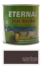 ETERNAL mat Revital - univerzální vodou ředitelná akrylátová barva 0.35 l Tmavě hnědá RAL 8017