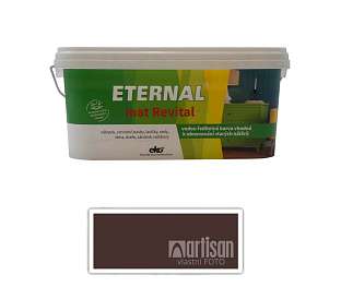 ETERNAL mat Revital - univerzální vodou ředitelná akrylátová barva 2.8 l Tmavě hnědá RAL 8017