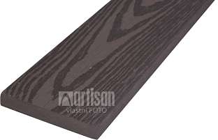 WPC dřevoplastová prkna na plot LamboDeck 13x90x4000 - Chocolate