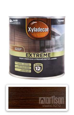 XYLADECOR Extreme - prémiová olejová lazura na dřevo 2.5 l Palisandr
