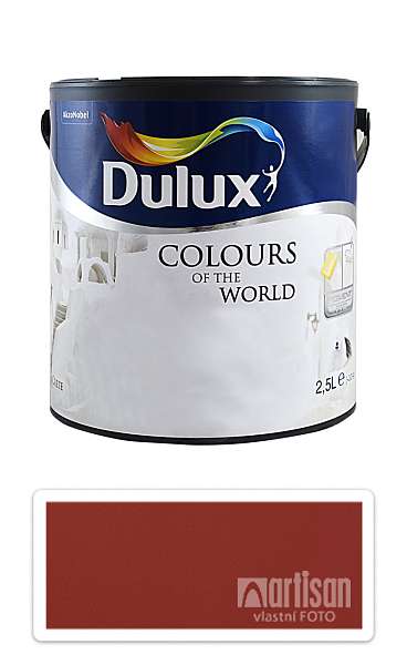 DULUX Colours of the World - matná krycí malířská barva do interiéru 2.5 l Červené víno