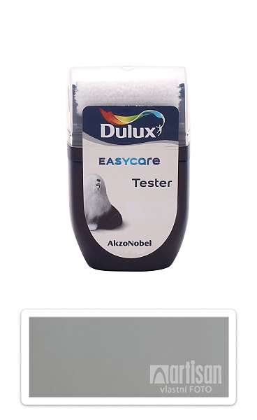 DULUX EasyCare - omyvatelná malířská barva do interiéru 0.03 l Kovově šedá vzorek