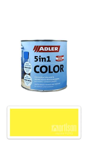 ADLER 5in1 Color - univerzální vodou ředitelná barva 0.75 l Schwefelgelb / Sírově žlutá RAL 1016