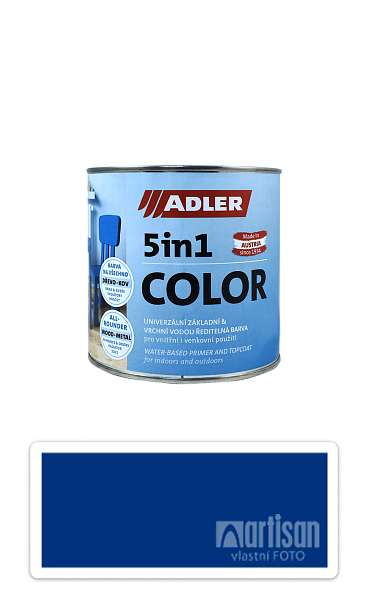 ADLER 5in1 Color - univerzální vodou ředitelná barva 0.75 l Signalblau / Signální modrá RAL 5005