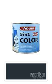 ADLER 5in1 Color - univerzální vodou ředitelná barva 0.75 l Anthrazitgrau/Antracitově šedá RAL 7016