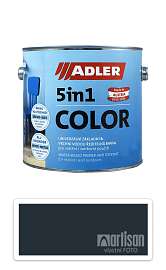 ADLER 5in1 Color - univerzální vodou ředitelná barva 2.5 l Anthrazitgrau / Antracitově šedá RAL 7016