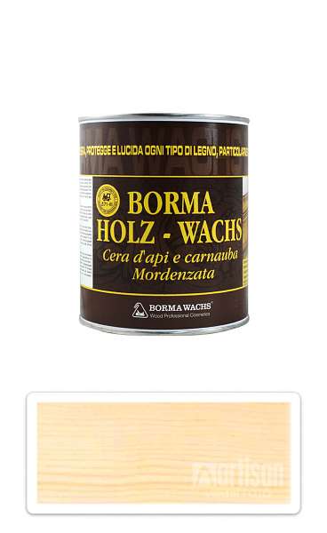 BORMA Holzwachs - krémový včelí vosk v pastě 1 l Bezbarvý 