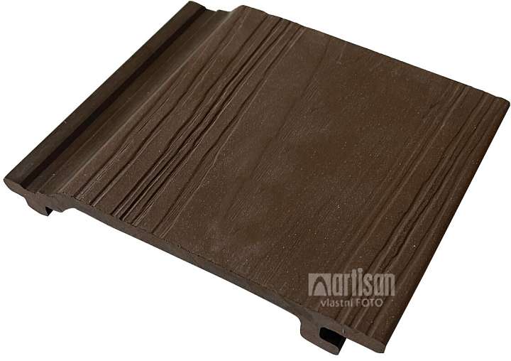 Fasádní obklady - plný profil WPC dřevoplast LamboDeck 21x156x2900 - Chocolate