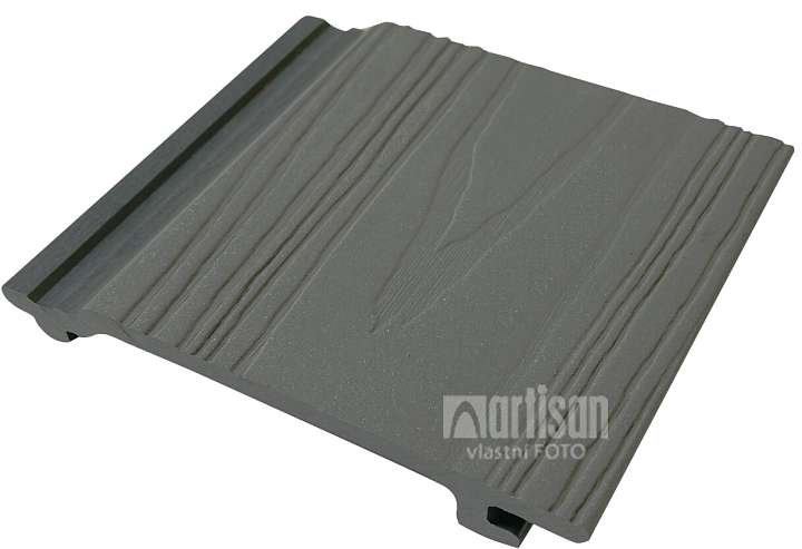 Fasádní obklady - plný profil WPC dřevoplast LamboDeck 21x156x2900 - Stone Grey