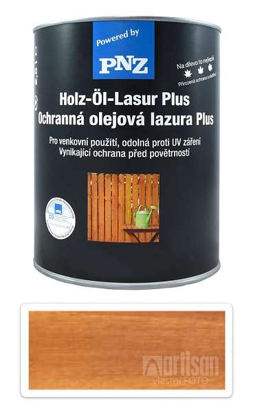 PNZ Ochranná olejová lazura Plus 2.5 l Dub