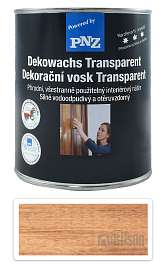 PNZ Dekorační vosk Transparent 0.75 l Ořech