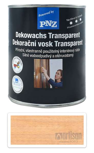 PNZ Dekorační vosk Transparent 0.75 l Buk