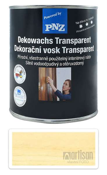 PNZ Dekorační vosk Transparent 2.5 l Bezbarvý