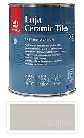 TIKKURILA Luja Ceramic Tiles - barva na keramické obklady 0.9 l Seidengrau / Hedvábná šedá RAL 7044