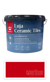 TIKKURILA Luja Ceramic Tiles - barva na keramické obklady 2.7 l Feuerrot / Ohnivě červená  RAL 3000