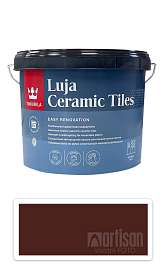 TIKKURILA Luja Ceramic Tiles - barva na keramické obklady 2.7 l Mahagonová hnědá RAL 8016