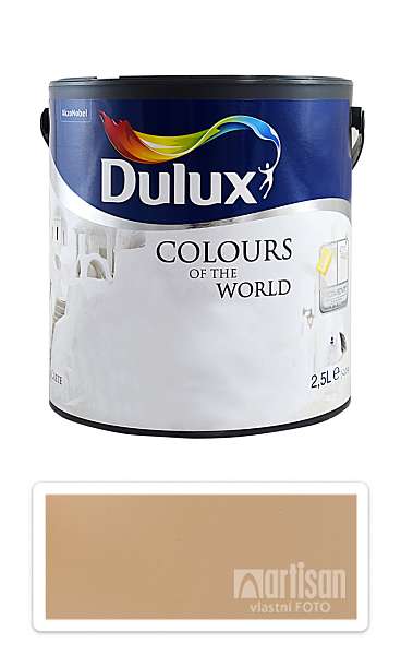 DULUX Colours of the World - matná krycí malířská barva do interiéru 2.5 l Zázvorový čaj