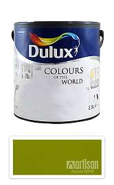 DULUX Colours of the World - matná krycí malířská barva do interiéru 2.5 l Zelené terasy