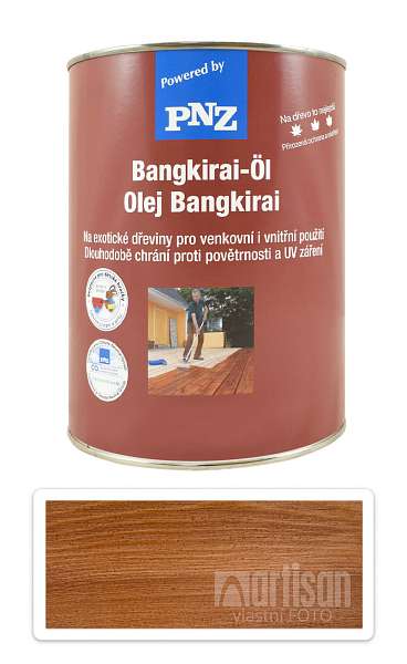 PNZ Speciální olej na dřevo do exteriéru 2.5 l Bangkirai tmavý