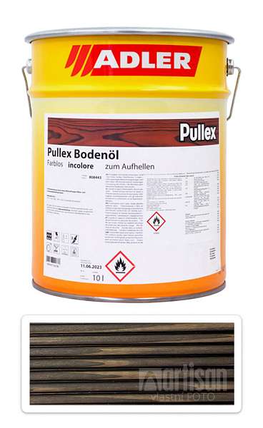 ADLER Pullex Bodenöl - terasový olej 10 l Šedohnědý