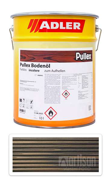 ADLER Pullex Bodenöl - terasový olej 10 l Tmavě šedý