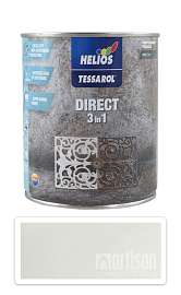 TESSAROL Direct 3in1 - antikorozní barva na kov 0.75 l Bílá
