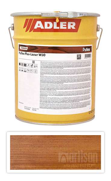 ADLER Pullex Plus Lasur - lazura na ochranu dřeva v exteriéru 9.5 l Modřín 50318
