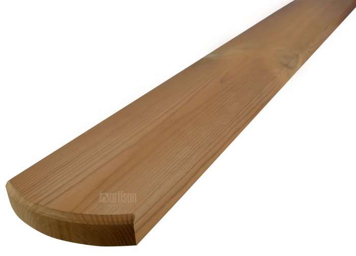 Plotovky dřevěné půlkulaté, 19x92x900 ThermoWood® borovice, TD 212°C