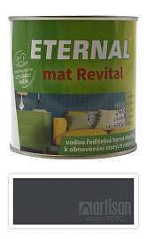 ETERNAL mat Revital - univerzální vodou ředitelná akrylátová barva 0.35 l Antracit RAL 7016