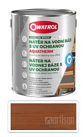 OWATROL Aquatherm - UV ochranný nátěr na dřevěné povrchy v interiéru a exteriéru 5 l Teak