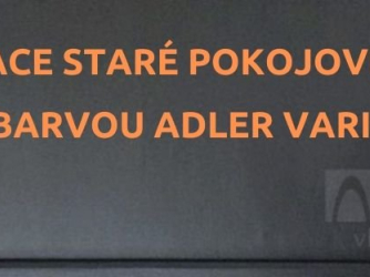 Renovace starého nábytku krycí barvou ADLER VariColor