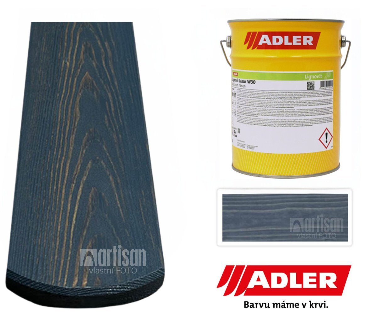 Barvené plotovky kanadská douglaska, odstín antracit