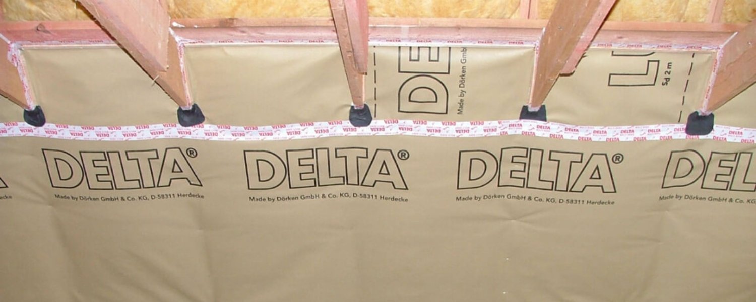 Ukázka použití fólie DELTA® - LUXX pro vytvoření kvalitního a komfortního prostoru pod střechou.