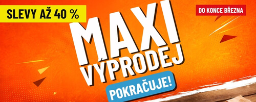 Maxi výprodej v březnu -40 %