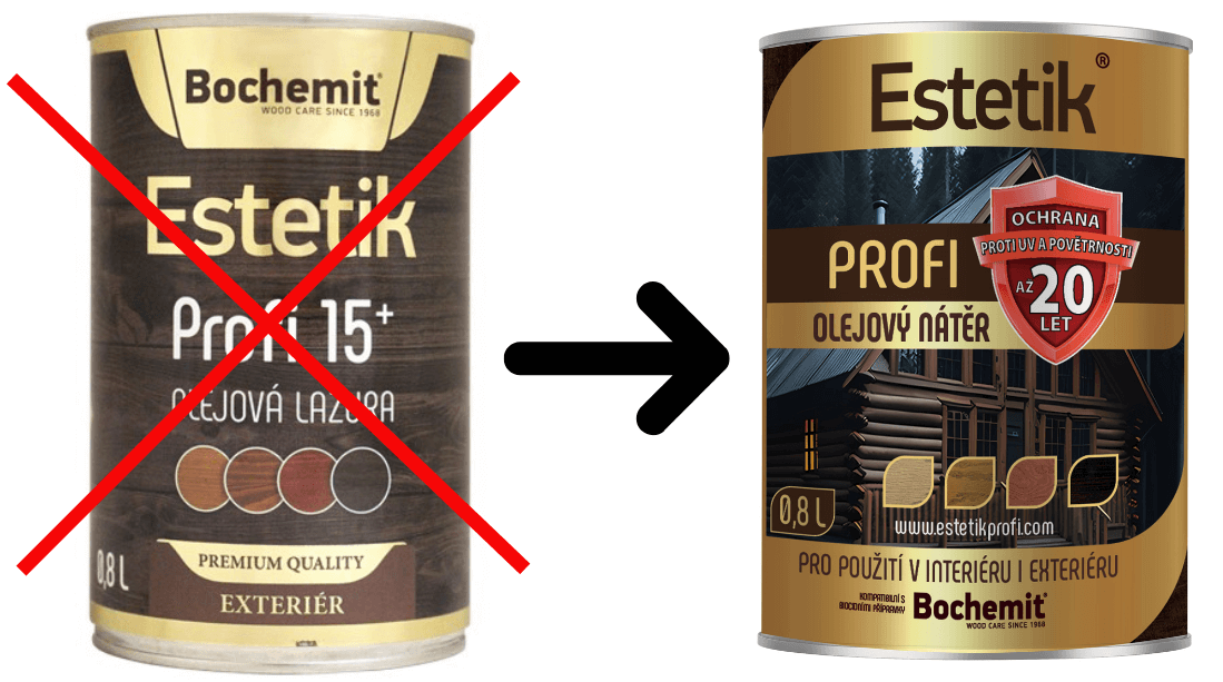 ESTETIK Profi byl dříve BOCHEMIT Estetik Profi 15+